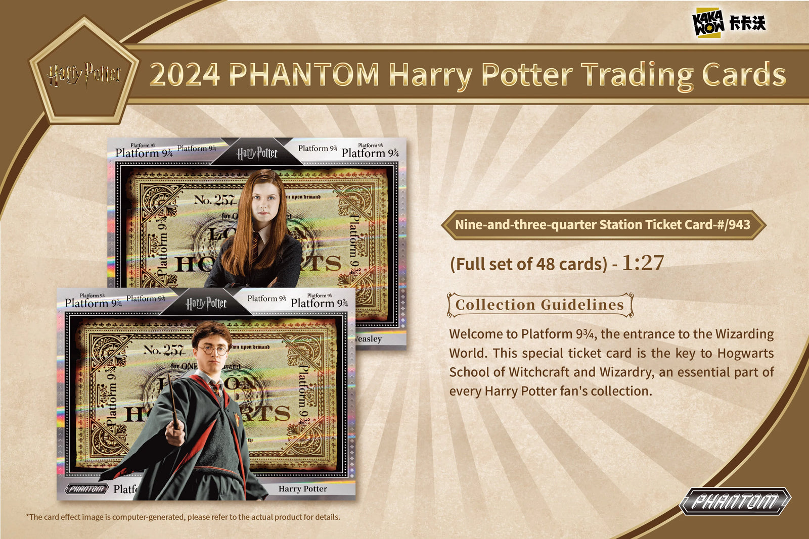 Phantom Harry Potter Trading Cards Kakawow 2024