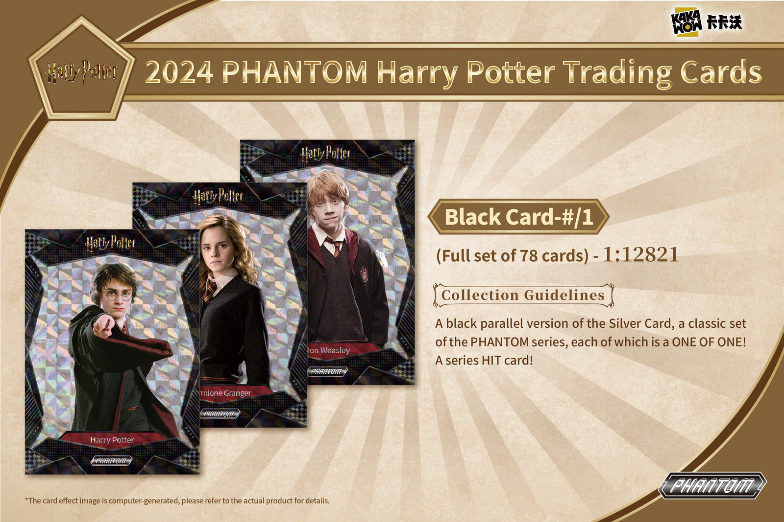 Phantom Harry Potter Trading Cards Kakawow 2024