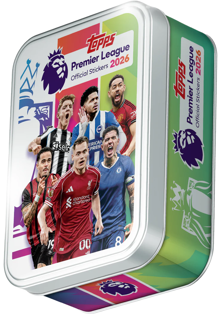 Topps Premier League Stickers 2026 - Sticker Tin