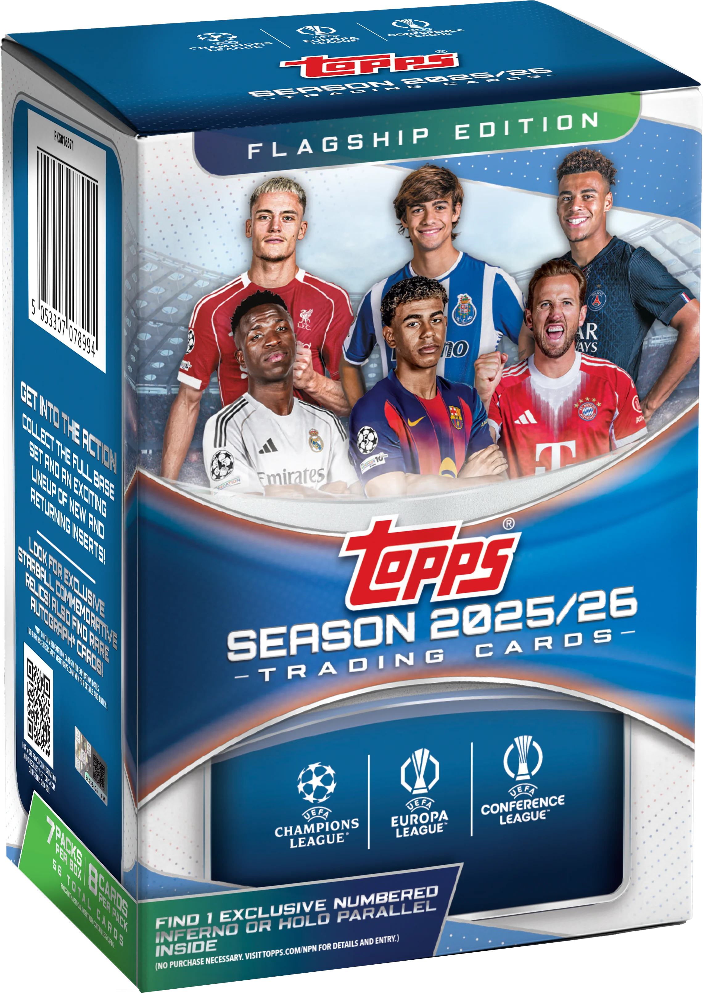 Topps UEFA Club Competitions Flagship 2025-26 Value Box