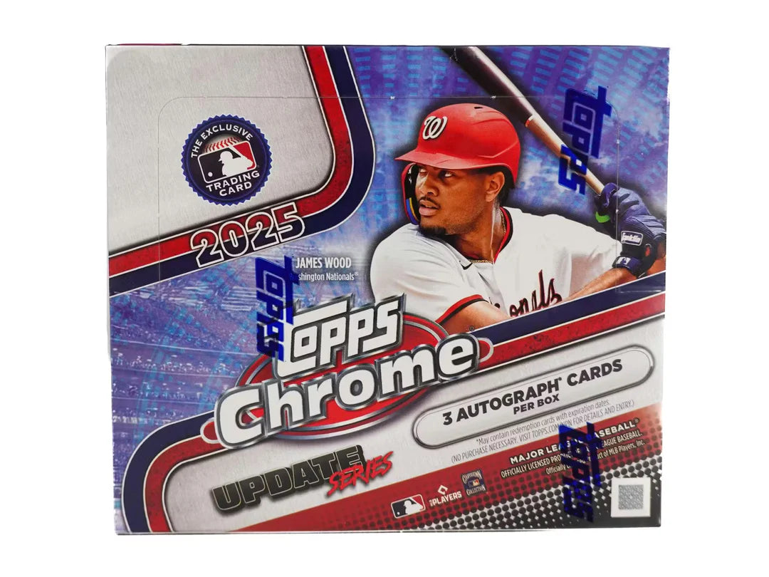 Topps Chrome Baseball Update Series 2025 Hobby Jumbo Box
