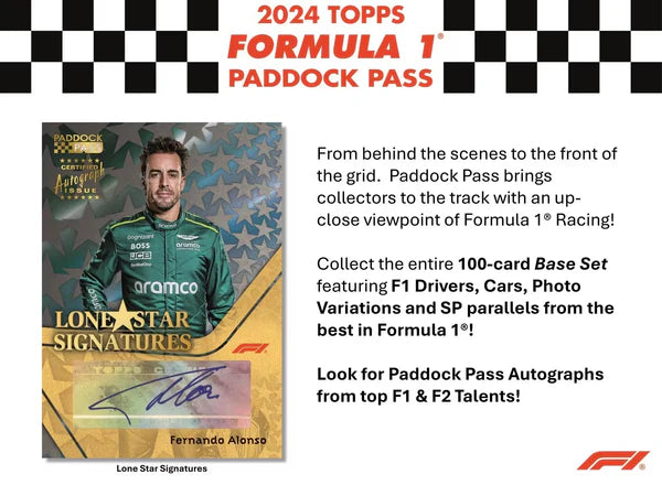 Topps Paddock Pass Formula 1 Racing Blaster Box 2024