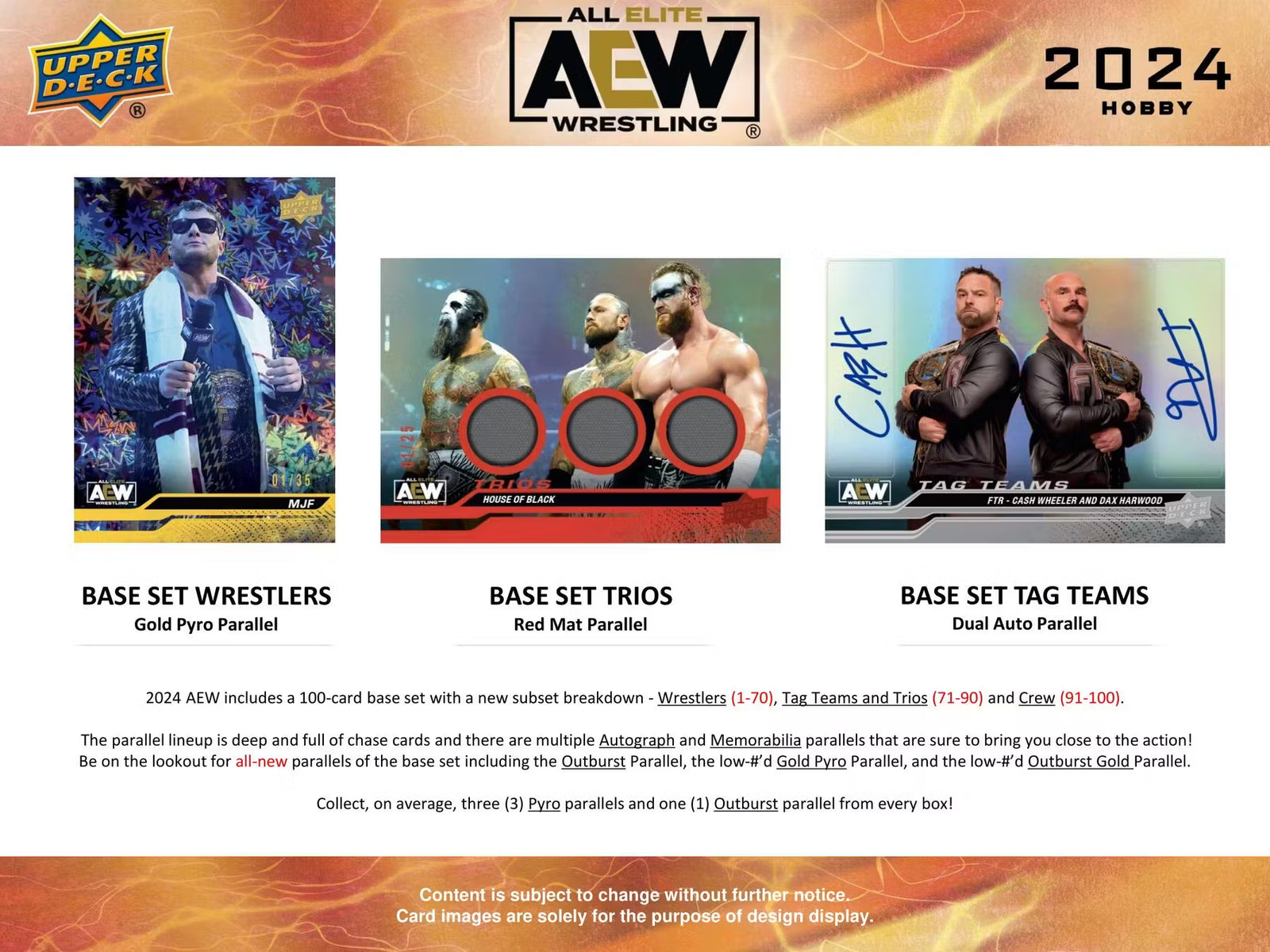 Upper Deck AEW Wrestling Hobby Box 2024