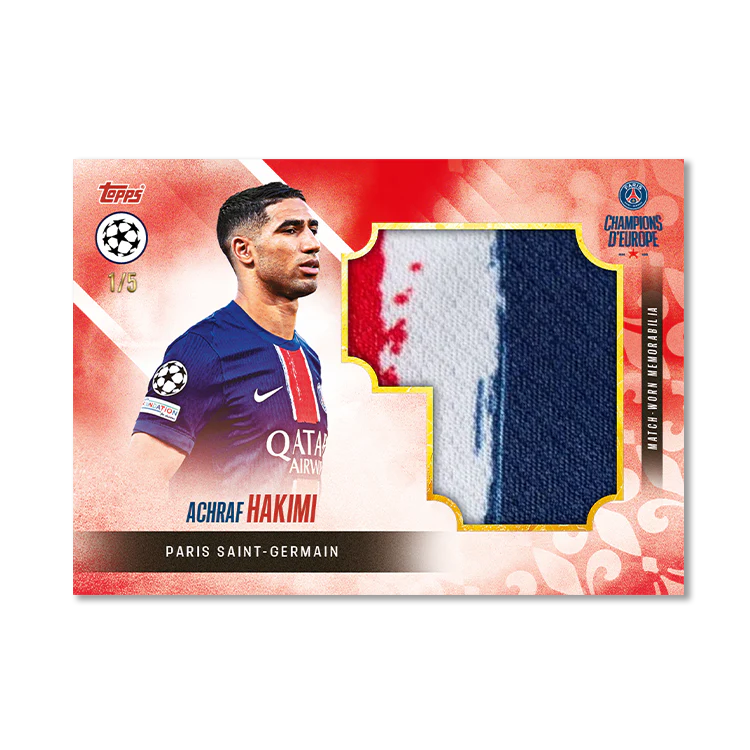 Topps Paris Saint-Germain: Champions d'Europe 2025