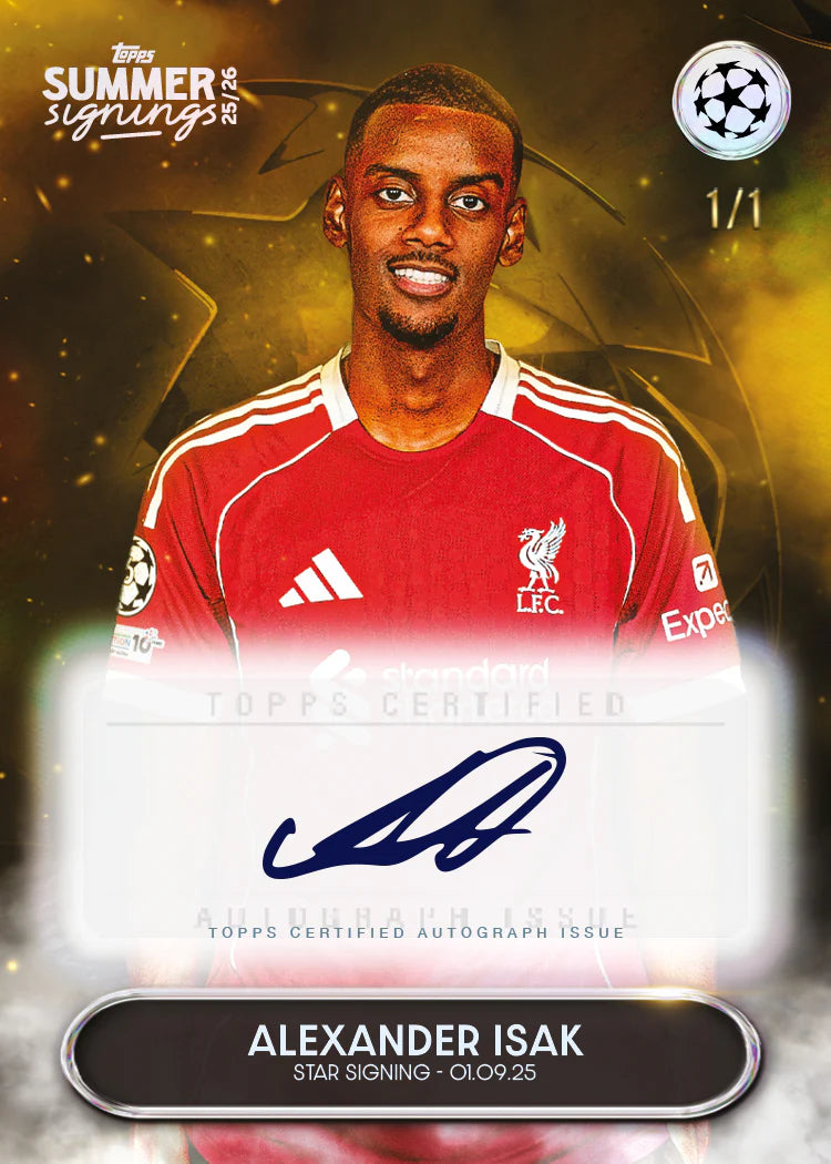 Topps UCC Summer Signings 2025/26
