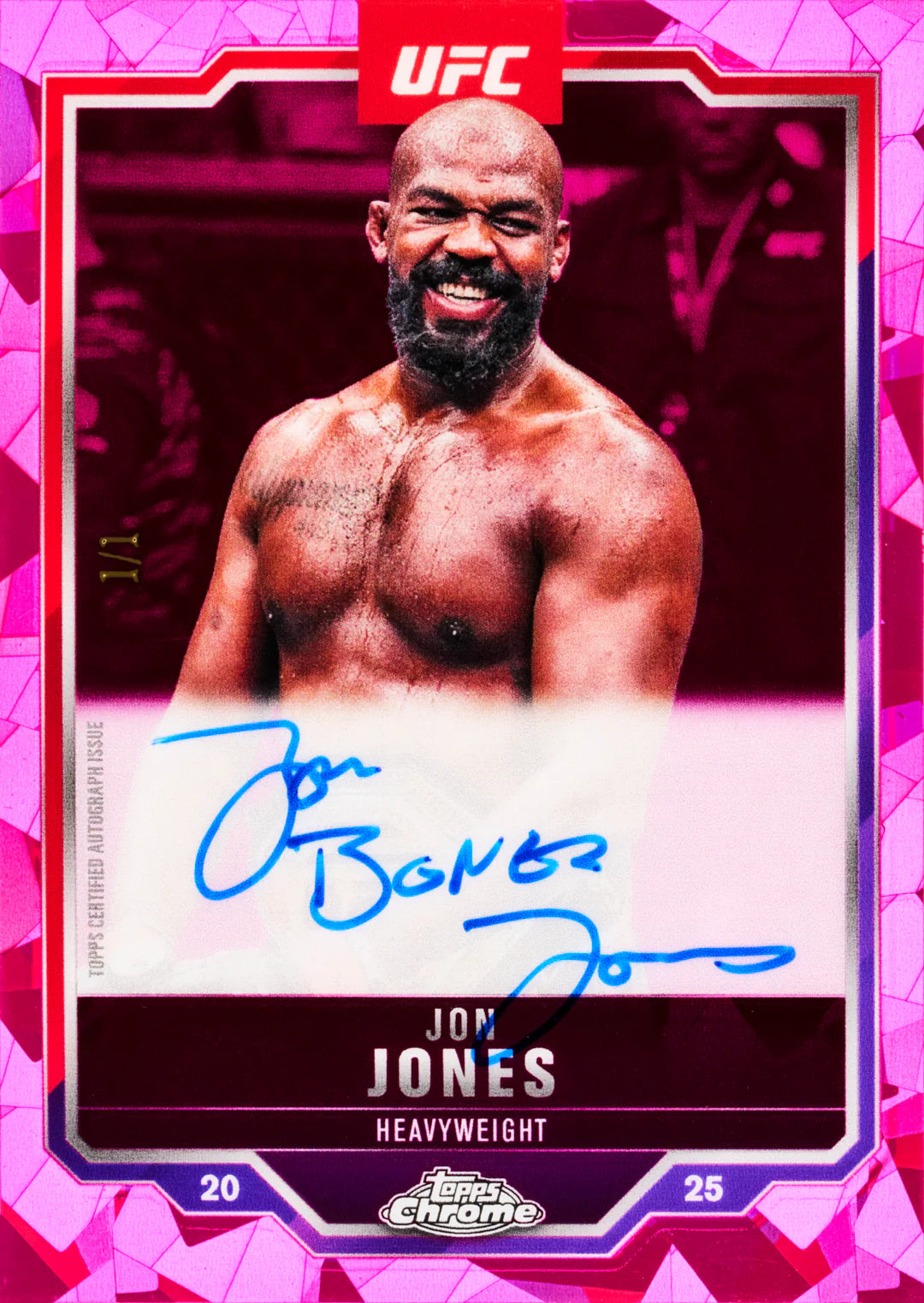 Topps Chrome UFC Sapphire Edition Hobby Box 2025