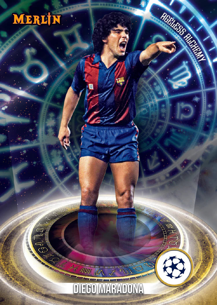 Topps UCC Merlin Chrome Football Soccer Blaster Box 2023-24