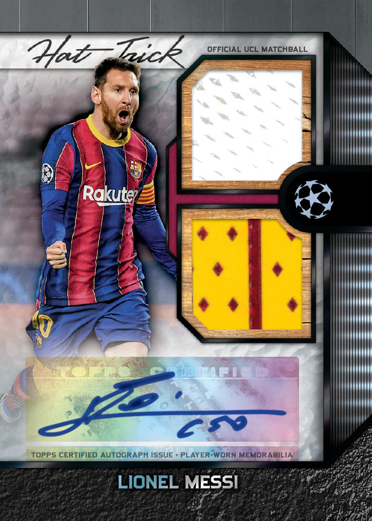 Topps Museum Collection UEFA Champions League Hat-trick Box 2023-24