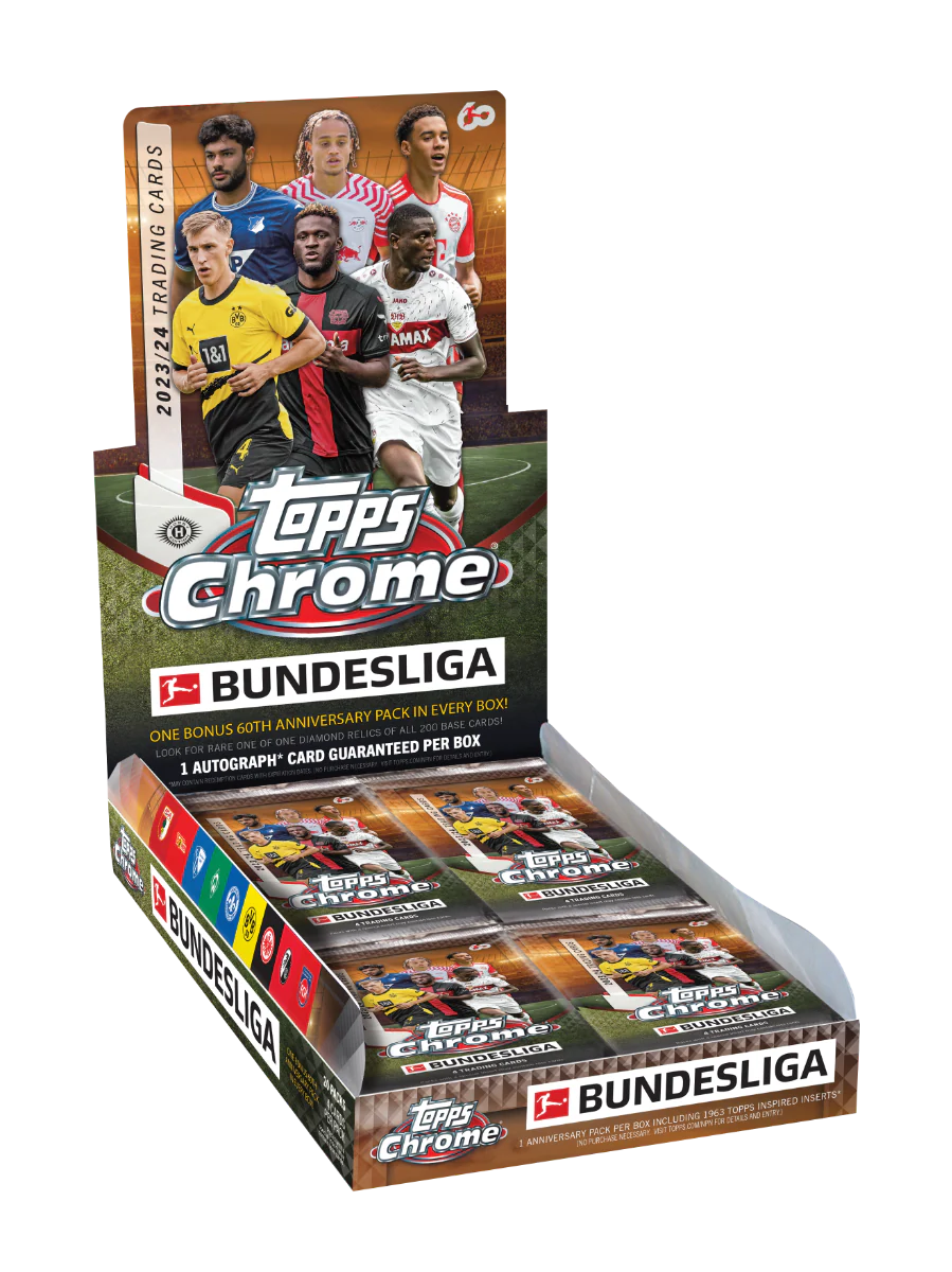 Topps Chrome Bundesliga Hobby Box 2023-24