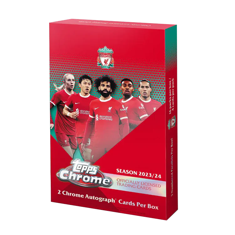 Topps Chrome Liverpool FC Hobby Box 23/24