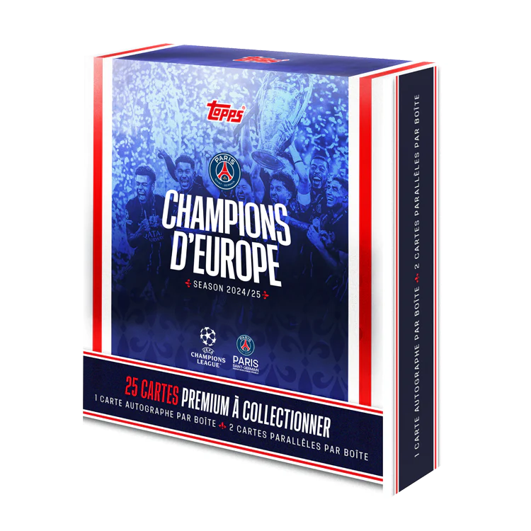 Topps Paris Saint-Germain: Champions d'Europe 2025