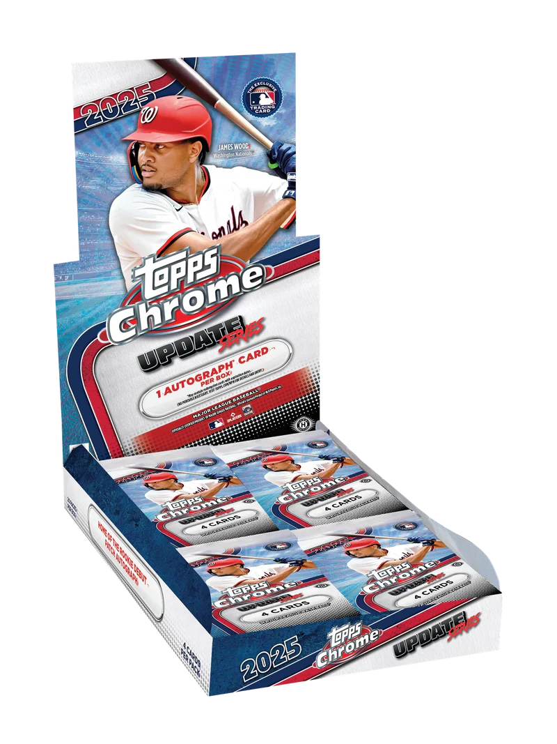 Topps Chrome Baseball Update Series 2025 Hobby Box