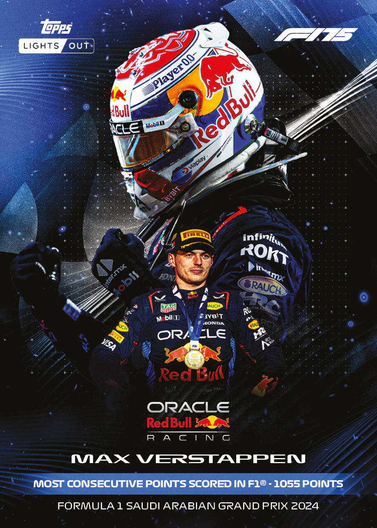 Topps Formula 1 Lights Out 2025 75th Anniversary Edition