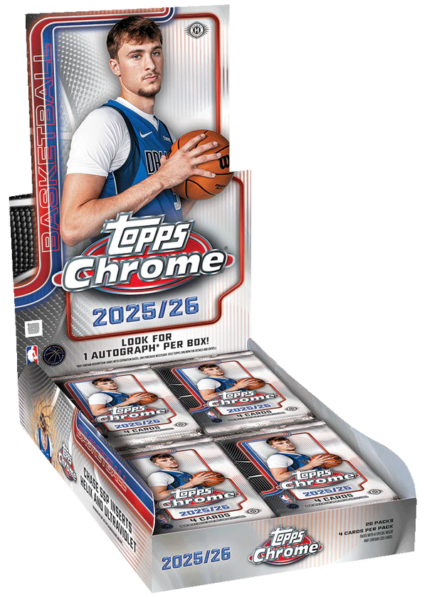 2025-26 Topps Chrome Basketball Hobby Box