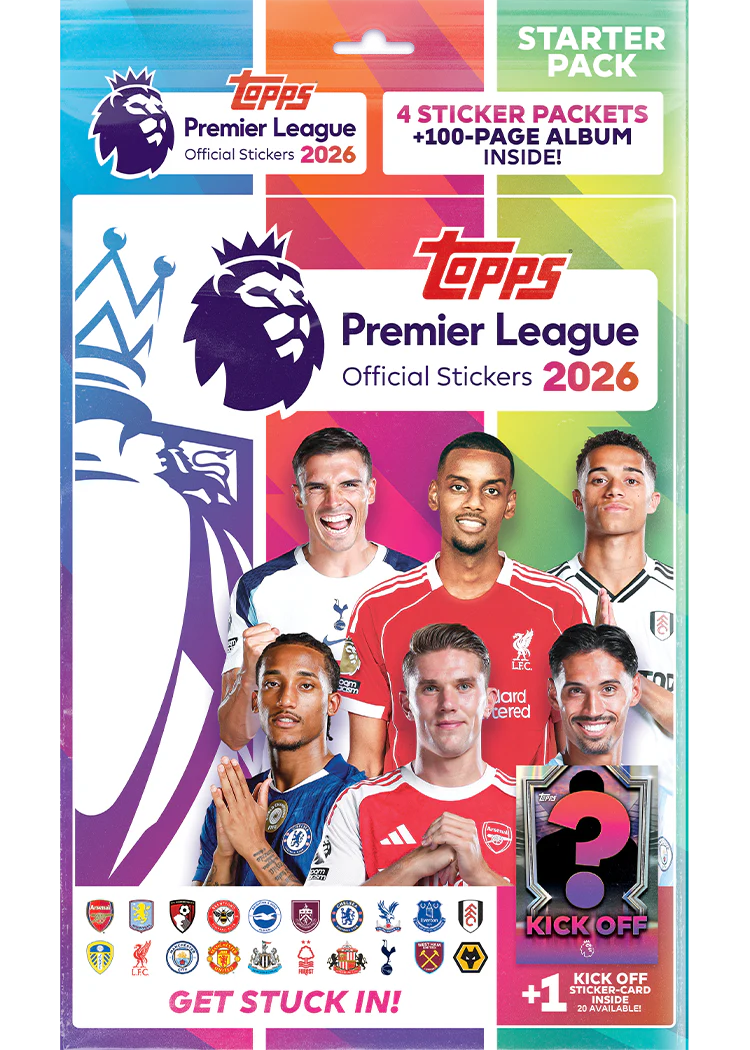 Topps Premier League Stickers 2026 - Standard Starter Pack