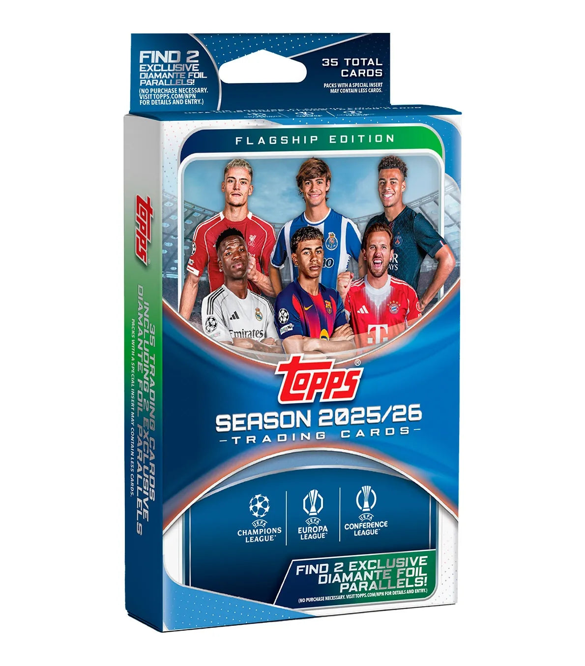 Topps UEFA Club Competitions Flagship 2025/26 Hanger Box