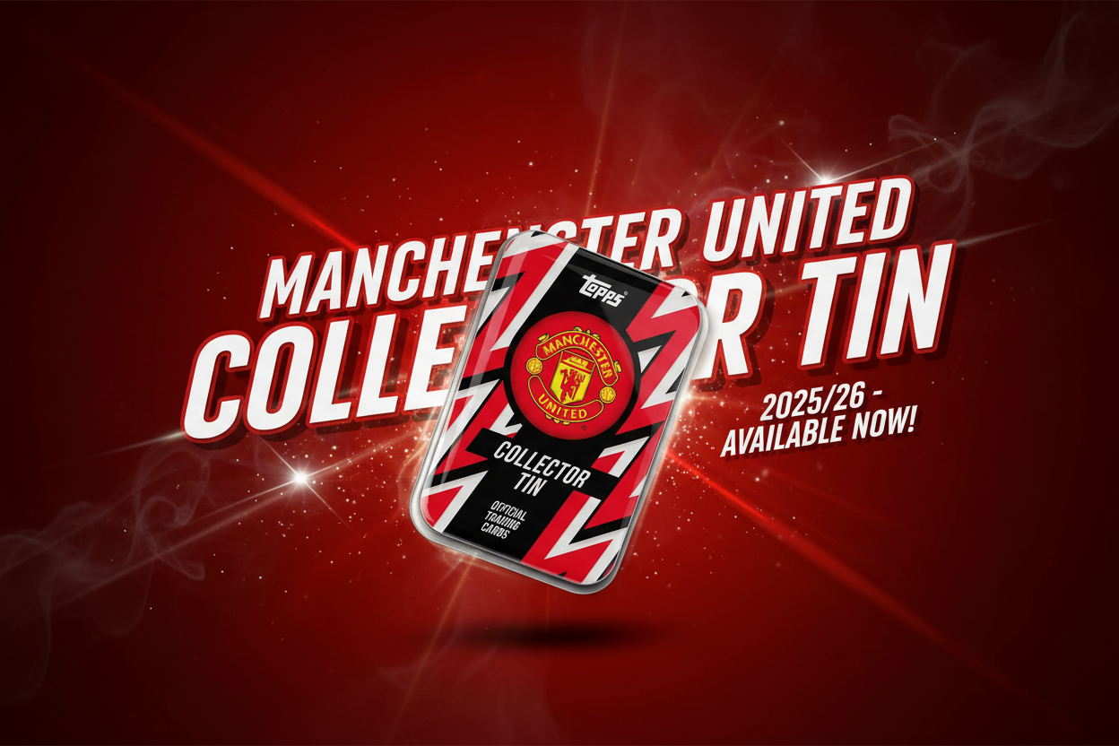 Manchester United Collector Tin 2025/26 Promotional Banner