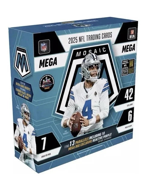 Panini Mosaic Football NFL 2025 Mega Box