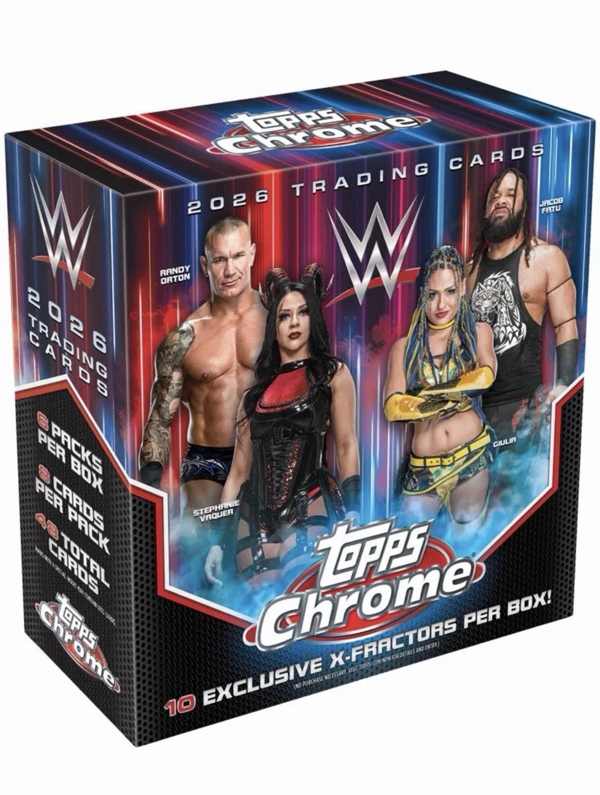 Topps Chrome WWE 2026 Mega Box