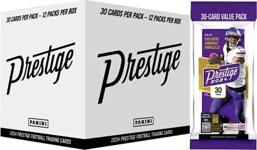 2024 Panini Prestige Football (NFL) Fat Pack Box - 12 Packs